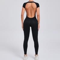 Nouvelle Combinaison de Yoga Tendance Une Pièce pour Femme – Idéale pour l'Entraînement et le Sport, Dos Nu