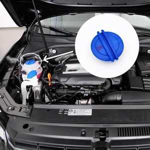 Bouchon de radiateur 3B0121321 pour Volkswagen Audi, bouchon de réservoir de liquide de refroidissement en plastique noir et bleu, pièce de rechange - Product Image 2