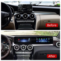 Reproductor de DVD para Auto con Pantalla Táctil Android de 12.3 Pulgadas, Radio, GPS, Navegación y Carplay para Mercedes-Benz Clase A W176 CLA GLA 2014-2018