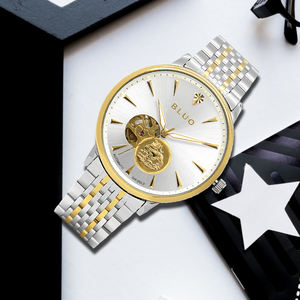 Reloj de Pulsera Mecánico Automático con Esfera de Esqueleto para Hombre, Deportivo, de Moda, de Lujo, Resistente al Agua - Product Image 5