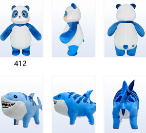 Costume de mascotte <span class=keywords><strong>panda</strong></span> adulte 2,2 m/2,6 m, <span class=keywords><strong>location</strong></span> pour événements, publicité, costume de mascotte <span class=keywords><strong>panda</strong></span>, vêtements gonflables - Product Image 4