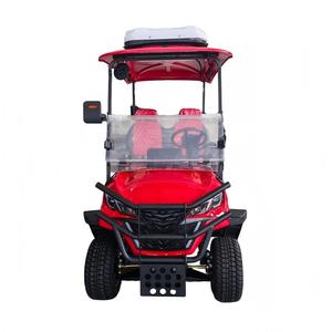 Carrito de Golf Eléctrico Elevado de 4 Plazas con Aire Acondicionado - Product Image 1