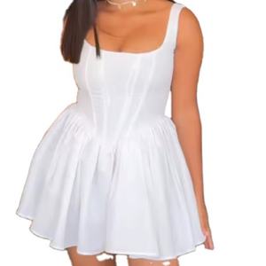 Nuevo Vestido Mini Casual de Verano con Estampado de Leopardo y Cuello en V para Mujer, Cintura Natural, Transpirable, Ecológico, Sexy y Elegante para Fiesta - Product Image 3