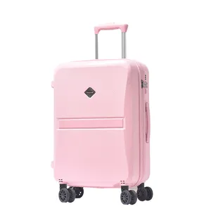 Pp 20 इंच लक्जरी सामान सस्ता टिकाऊ यात्रा सूटकेस के साथ-साथ हॉट सेल ट्रॉली बैग