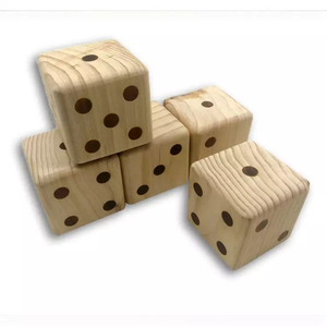 Juego de dados de madera <span class=keywords><strong>digital</strong></span> personalizado con bandeja y vaso para dados, incluye 6 dados - Product Image 3