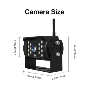 ระบบกล้องมองหลังไร้สายสำหรับรถบรรทุก จอภาพ 7 นิ้ว 2Ch กันน้ำ รุ่น Wireless-7-New- - Product Image 5