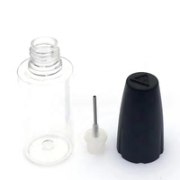 Flacon compte-gouttes en plastique transparent vide 10ml/20ml/30ml