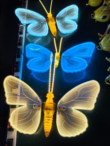 <span class=keywords><strong>Décoration</strong></span> lumineuse LED 28W 40cm avec motif papillon animé, pour extérieur, Noël, parc, aménagement paysager - Product Image 6
