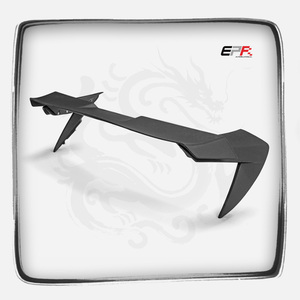 Aileron arrière en carbone mat style EPA-V pour Toyota Corolla GR avec lame réglable - Product Image 1