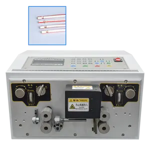 Automatische Elektrische Koperen Kabel Draad Strippen Machine Voor 10 Draad Peeling Snij-En Draaiende Machine