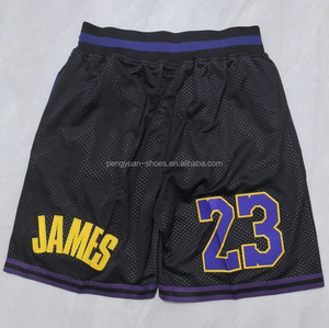 Siap kirim Larry Bird Green celana pendek saku basket bordir kualitas terbaik - Product Image 2