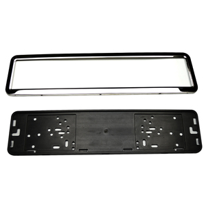 H-0109 Cornice Personalizzata per Targa Auto in Carbonio, Standard Europeo, con Colore e Design Personalizzati per Decorazione Auto - Product Image 1