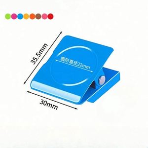 คลิปแม่เหล็กหลากสีสำหรับตู้เย็น, แม่เหล็กติดตู้เย็นแบบโลหะแข็งแรง, คลิปแม่เหล็กทรงสี่เหลี่ยมสำหรับสำนักงานและตกแต่งบ้าน - Product Image 2