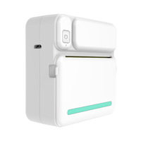 Mini-imprimante portable USB sans encre pour étudiants, impression de photos et d'étiquettes, batterie 1200 mAh, format de papier 57x25mm, en stock
