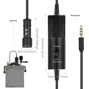 R955S Small Mic Mobile Phone Video <strong>Camera</strong> <strong>Microphone</strong> Tiny Design Interview <strong>Microphone</strong> - Product Image 3