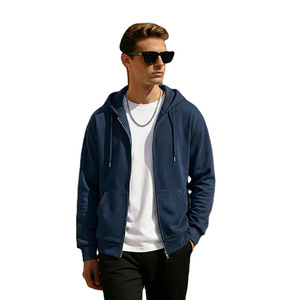 High Quality 350gsm French Terry Custom Pullover Zip-up Hoodie Unisex Oversized 3D Towel Embroidery Streetwear <strong>Jumper</strong> - Product Image 1