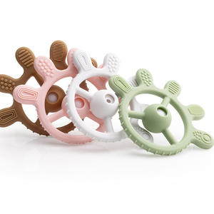 Paume en silicone pour bébé Facile à saisir Gomme en silicone apaisante pour bébé - Product Image 1