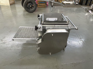 เครื่องทำแป้งตอร์ติญ่าอัตโนมัติเต็มรูปแบบสำหรับอุตสาหกรรม ทำจากสแตนเลส 304 ผลิตได้ 30 ชิ้น/นาที ใช้มอเตอร์ สำหรับแป้งข้าวโพด แป้งตอร์ติญ่าเม็กซิกัน ทาโก้ โรตี และขนมปัง - Product Image 3