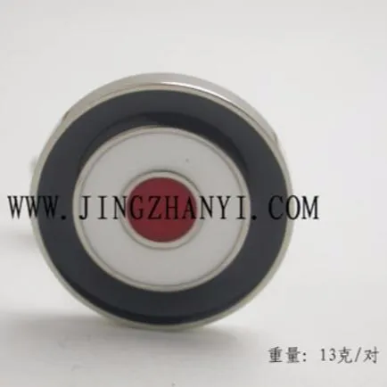 Jingzhanyi Factory Design and manufacturing 925 sterling silver Enamel Logo Cufflinks 925 silver cufflinks