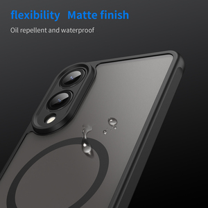 Para <span class=keywords><strong>Sony</strong></span> <span class=keywords><strong>Xperia</strong></span> <span class=keywords><strong>1</strong></span> VII MOTO EDGE 60 <span class=keywords><strong>PRO</strong></span> Funda de teléfono a prueba de golpes Frosting Mate TPU PC Textura de piel mate Funda antihuellas dactilares - Product Image 6