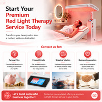 Panneau de luminothérapie infrarouge LED grand format professionnel de qualité médicale à écran tactile OEM ODM pour entreprises