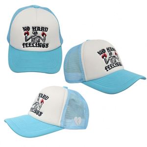 Cappelli da <span class=keywords><strong>Camionista</strong></span> a 5 Pannelli 100% Poliestere con Corda e Logo in Pelle - Product Image 5