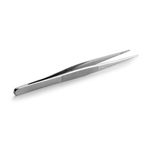Pinzette di precisione dritte con punta fine in acciaio inossidabile per riparazioni elettroniche - Product Image 2
