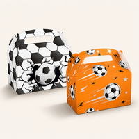 Boîtes d'emballage de football sur le thème de la Coupe du Monde 2026 en matériau rigide avec logo personnalisé, boîte cadeau en papier rigide