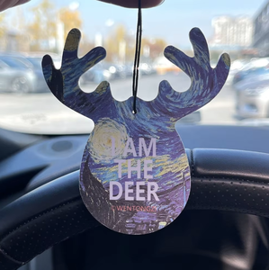 Toptan promosyon limon okyanus çeşitli meyveli kokuları özel şekilli asılı kağıt araba hava spreyi - Product Image 3