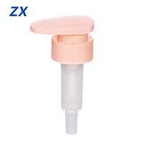 Pompe à lotion industrielle écologique en PP côtelé 24mm 28mm, jetable, à sécurité enfant, antidérapante, pour bouteilles à ouverture facile, pompe à lotion lisse