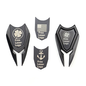 4n1 Caps Rond Divit Galvanoplastie Chaîne Balle Pli Émail Clip Rose Plume Réparation Fuzhou Golf Divot Outil De Réparation Fidget Spinner - Product Image 1