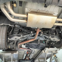 Tuyau intermédiaire droit YHTT pour Trumpchi Empow R 2.0T 2023, 76 mm, acier inoxydable 304, échappement à montage direct