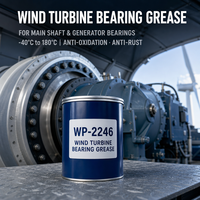 Graisse synthétique pour roulements d'éoliennes 460WT à base de lithium complexe pour équipements éoliens terrestres et offshore, vente en gros OEM
