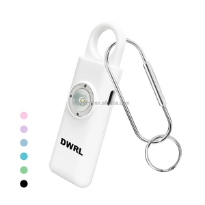 130db sonido fuerte SOS llavero sirena con mosquetón emergencia autodefensa alertas para mujeres escuela niños corredores nocturnos - Product Image 1