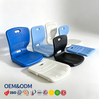 Meubles de salle de classe scolaire chaise en plastique pour étudiants dossier en plastique PP solide et coque de chaise en plastique pour siège