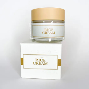 Creme Facial Natural Orgânico de Arroz 50g com Colágeno, Vegano, Livre de Crueldade, Hidratante, Nutritivo, Suavizante e Iluminador - Product Image 1
