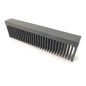 Dissipateur de chaleur d'extrusion led en aluminium noir 100w à bas prix