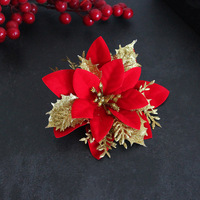 Weihnachtliche Kunstblumen Weihnachtskranz-Zubehör Weihnachtsbaumdekoration