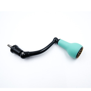 Empuñadura para carrete de pesca, 66mm, fibra de carbono, 27mm, TPE, azul, para carretes giratorios Penn 420ss 430ss - Product Image 1
