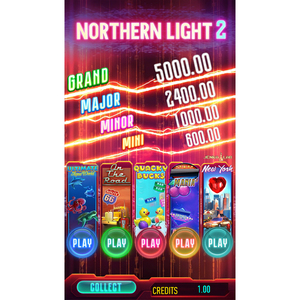 QIQU USA Popular Factory Price Northern Light 2 Preview Vertical 5 in1 Skill <b>Game</b> <b>Board</b> Quacky Bucks <b>Board</b> For <b>Game</b> Center - Product Image 3