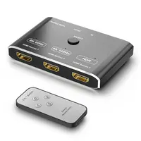 Convertitore Switch Box HDMI 2.1 Ultra 48Gbps 8K da 3 a 1 ad alta velocità 4K 120Hz HDR Switch HDMI a 3 porte Switcher 3 In 1 Out con telecomando