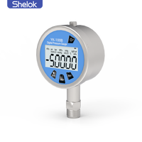 Shelok High Precision YK-100B Nitrogen Water Switch Digital Setting Hydraulic Pressure Gauge with Stainless Steel Case