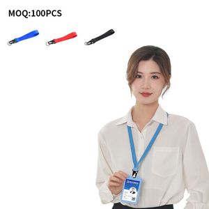 New Arrival Mobile Phone Custom Soft Red Neck <b>Lanyard</b> With Logo for Activities - Product Image 5