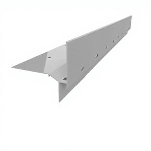 Profil de gouttière en aluminium Renoplast W60, design moderne imperméable, systèmes de drainage ventilés pour terrasses et balcons - Product Image 1