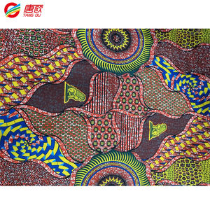 Approvisionnement Direct Usine <span class=keywords><strong>Pagne</strong></span> <span class=keywords><strong>Hollandais</strong></span> 140gsm 100% Coton Tissu Imprimé Wax <span class=keywords><strong>Hollandais</strong></span> pour Robes et Vêtements Femme - Product Image 6