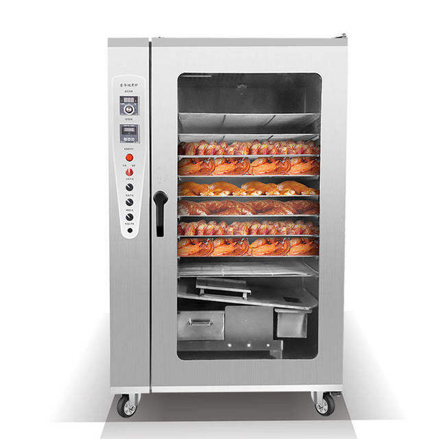 Electric Automatic Meat Smoker & Grill for Home Use 220V New Sausage/Cured Meat Smoker Oven Machine