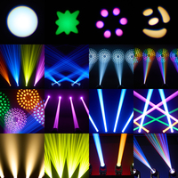 Projecteur de Scène Lyre Mobile DMX512 300W à Haute Luminosité, Faisceau Puissant 14R Sharpy, Lumière Ciel Colorée pour Fête, Discothèque et Concert