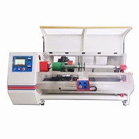 Máquina Cortadora de Rollos de Cinta Adhesiva Automática de Alta Precisión JCD, 1600 mm, Eje Único, Cortadora de Película de Poliéster, Motor Servo AC, PLC