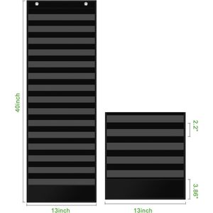 Tabla de Horarios Diarios con Bolsillos de Tela, Tarjetas Reutilizables de Doble Cara, Organizador para Aula, Oficina, Hogar y Escuela, Modelo 6554 - Product Image 2