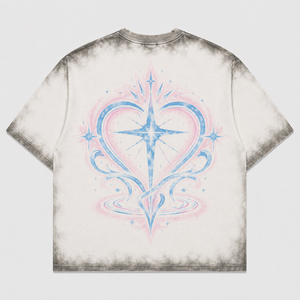 T-shirt Homme Oversize Court Effet Délavé Personnalisé avec Impression Graphique, Bords Bruts, Coupe Boxy, Style Vintage Streetwear, Logo Personnalisé – Vente en Gros - Product Image 2